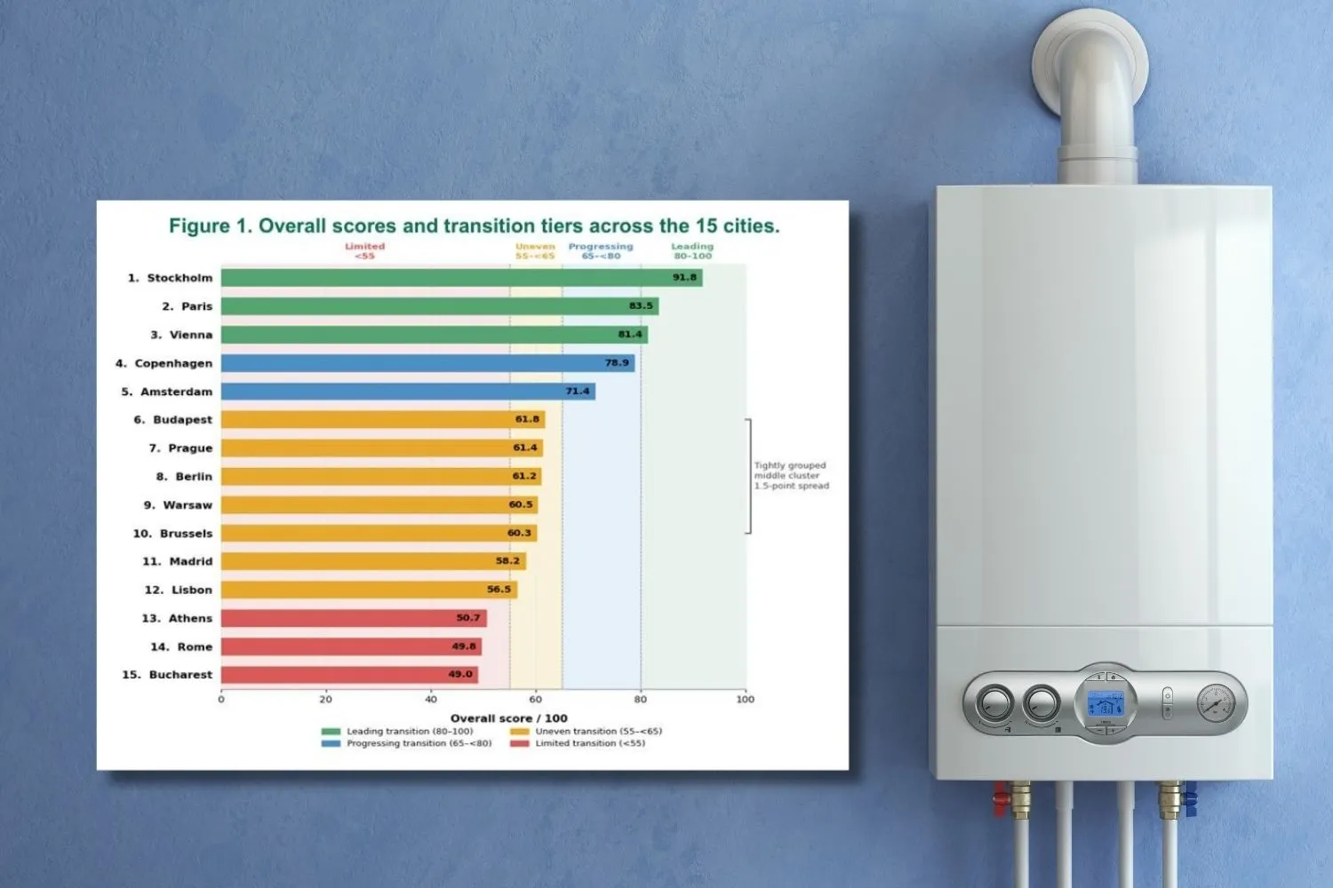 Case senza gas fossile, Roma resta indietro nella corsa alla transizione energetica: è penultima fra 15 capitali europee